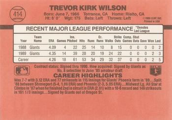 Trevor Wilson  baseball card collectible - Main Image 2