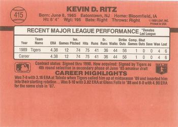 Kevin Ritz  baseball card collectible - Main Image 2