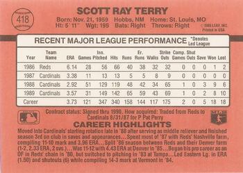 Scott Terry  baseball card collectible - Main Image 2
