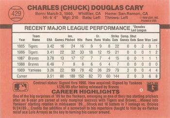 Chuck Cary  baseball card collectible - Main Image 2
