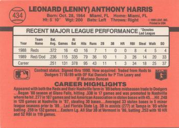 Lenny Harris  baseball card collectible - Main Image 2