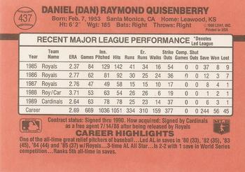 Dan Quisenberry  baseball card collectible - Main Image 2