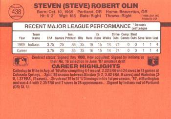 Steve Olin  baseball card collectible - Main Image 2