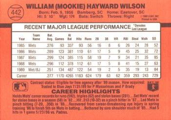 Mookie Wilson  baseball card collectible - Main Image 2