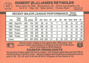 R.J. Reynolds  baseball card collectible - Main Image 2