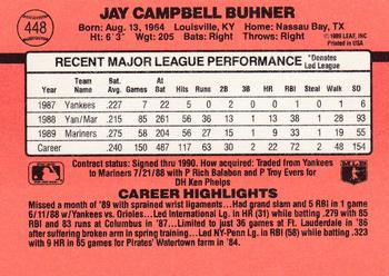 Jay Buhner  baseball card collectible - Main Image 2