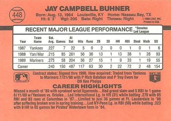 Jay Buhner  baseball card collectible - Main Image 2