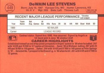 Lee Stevens  baseball card collectible - Main Image 2