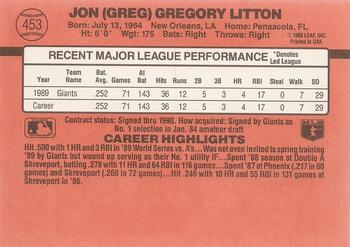 Greg Litton  baseball card collectible - Main Image 2