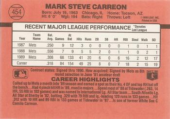 Mark Carreon  baseball card collectible - Main Image 2