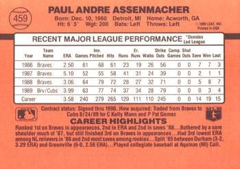 Paul Assenmacher  baseball card collectible - Main Image 2