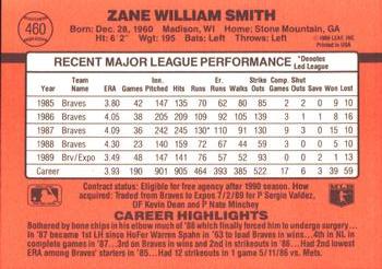 Zane Smith  baseball card collectible - Main Image 2