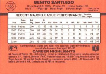 Benito Santiago  baseball card collectible - Main Image 2