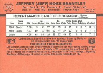 Jeff Brantley  baseball card collectible - Main Image 2