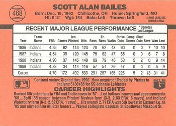 Scott Bailes  baseball card collectible - Main Image 2