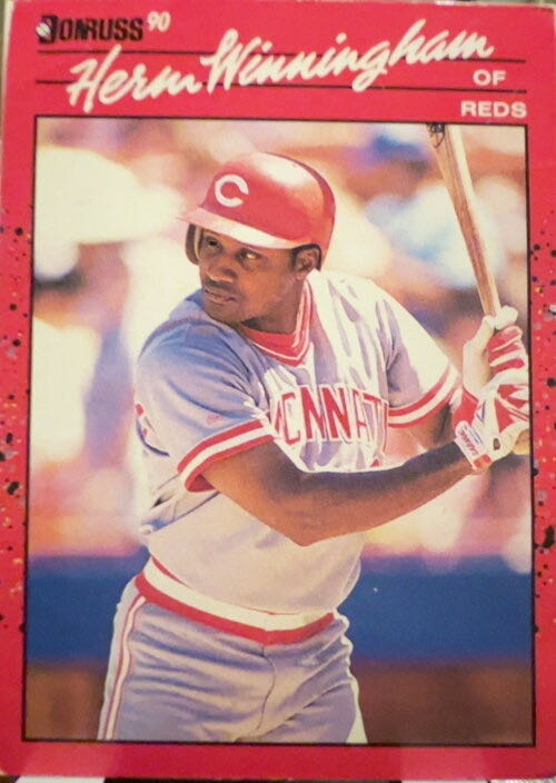 Herm Winningham  baseball card collectible - Main Image 3
