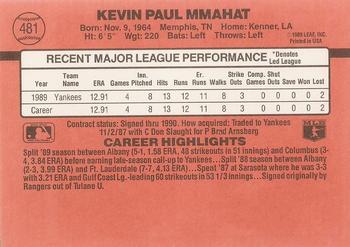 Kevin Mmahat  baseball card collectible - Main Image 2