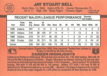 Jay Bell  baseball card collectible - Main Image 2