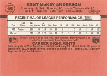 Kent Anderson  baseball card collectible - Main Image 2
