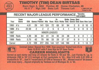Tim Birtsas  baseball card collectible - Main Image 2