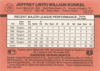 Jeff Kunkel  baseball card collectible - Main Image 2
