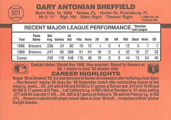 Gary Sheffield  baseball card collectible - Main Image 2