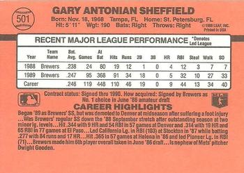 Gary Sheffield  baseball card collectible - Main Image 2