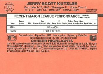 Jerry Kutzler  baseball card collectible - Main Image 2