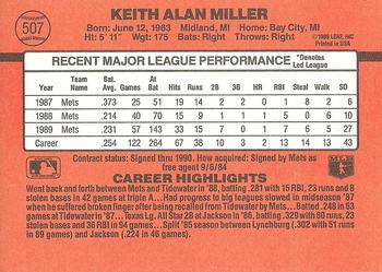 Keith Miller  baseball card collectible - Main Image 2