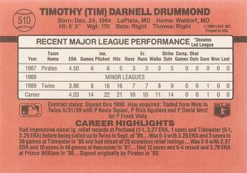 Tim Drummond  baseball card collectible - Main Image 2