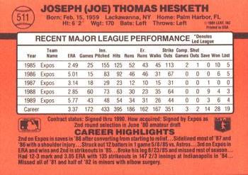 Joe Hesketh  baseball card collectible - Main Image 2