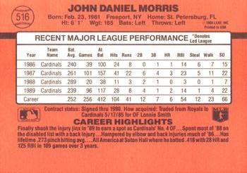 John Morris  baseball card collectible - Main Image 2