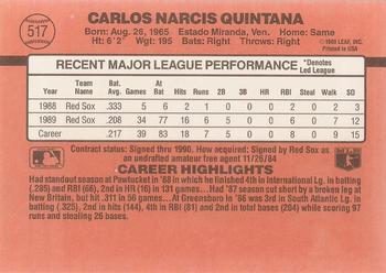 Carlos Quintana  baseball card collectible - Main Image 2