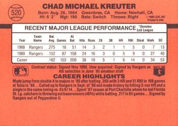 Chad Kreuter  baseball card collectible - Main Image 2