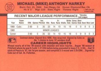 Mike Harkey  baseball card collectible - Main Image 2