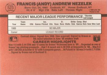 Andy Nezelek  baseball card collectible - Main Image 2
