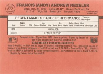 Andy Nezelek  baseball card collectible - Main Image 2
