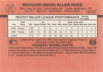 Rick Reed  baseball card collectible - Main Image 2