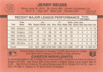 Jerry Reuss  baseball card collectible - Main Image 2