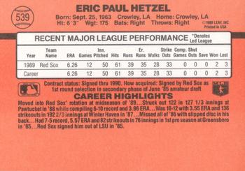 Eric Hetzel  baseball card collectible - Main Image 2