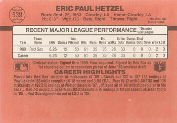 Eric Hetzel  baseball card collectible - Main Image 2