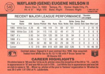 Gene Nelson  baseball card collectible - Main Image 2