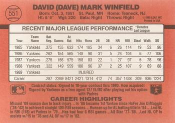 Dave Winfield  baseball card collectible - Main Image 2