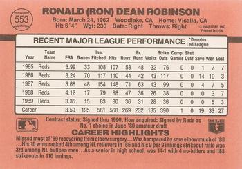 Ron Robinson  baseball card collectible - Main Image 2