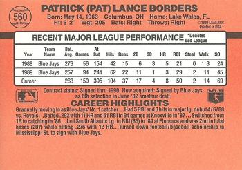 Pat Borders  baseball card collectible - Main Image 2