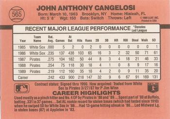 John Cangelosi  baseball card collectible - Main Image 2