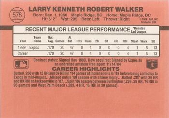 Larry Walker  baseball card collectible - Main Image 2
