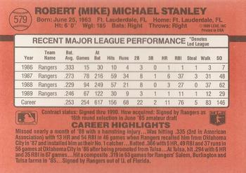Mike Stanley  baseball card collectible - Main Image 2