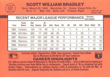 Scott Bradley  baseball card collectible - Main Image 2