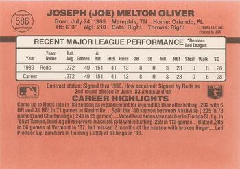 Joe Oliver  baseball card collectible - Main Image 2